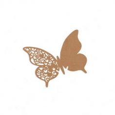 10 marque verres papillon dentelle kraft | jourdefete.com