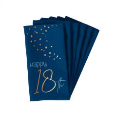 serviettes en papier pour anniversaire elegant | jourdefete.com
