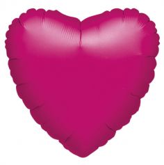 Ballon Hélium - Coeur Fuchsia