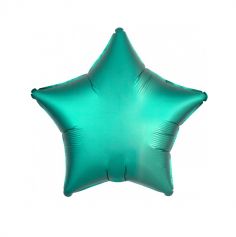 Ballon Hélium Etoile Satiné Vert Jade