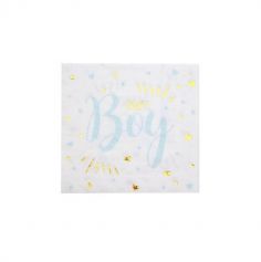 serviettes baby shower boy ou girl| jourdefete.com
