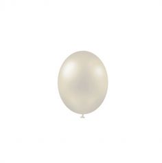 25 Ballons de baudruche métallisés - Blanc | jourdefete.com