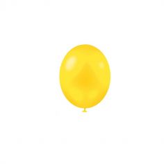 25 Ballons de baudruche métallisés - Jaune | jourdefete.com