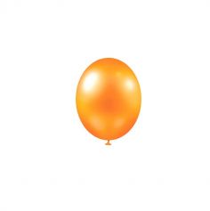 25 Ballons de baudruche métallisés - Orange | jourdefete.com