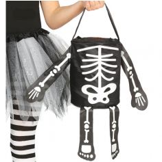 Panier Halloween - Squelette - 20 cm