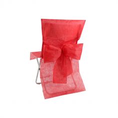Housses de chaise intissé x10 - Rouge