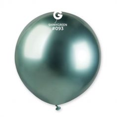 3 ballons shiny couleur verte de 48 cm | jourdefete.com