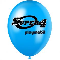 6 Ballons de Baudruche - Playmobil Super 4