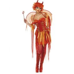 Déguisement Halloween Diablesse Rouge Sexy 