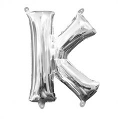 Ballon à air Lettre "K" - Argenté