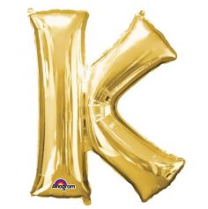 Ballon à air Lettre "K" - Or