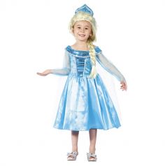 Déguisement princesse d'hiver bleu - 3/4 ans
