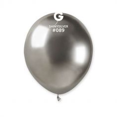 50 ballons shiny argent | jourdefete.com

