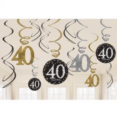 Suspensions 40 Ans - Or / Argent