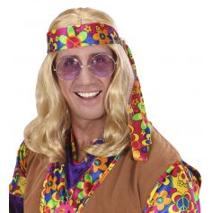 perruque hippie blonde