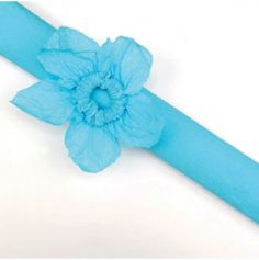 Rouleau papier crépon 10m – Bleu Turquoise