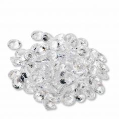 Décorations Mini Diamants Factices Transparents