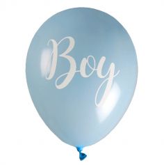 8 Ballons en latex - Girl or Boy ? - Couleur au Choix