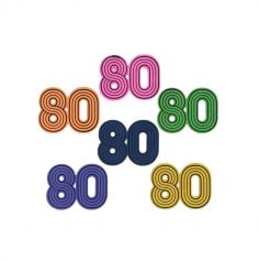 10 Confettis de Table - Back to the 80's