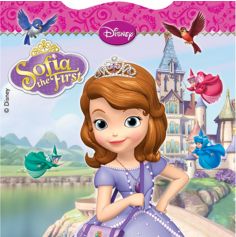 Lot de 6 sacs cadeaux Princesse Sofia Disney®
