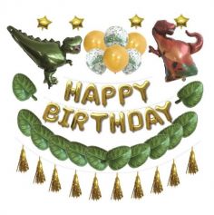 47 décorations d'anniversaire thème dinosaure