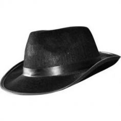 chapeau Al Capone noir | jourdefete.com