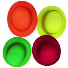 chapeau fluo PVC coloris assortis | jourdefete.com