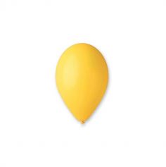 12 ballons standard jaunes 25 cm | jourdefete.com
