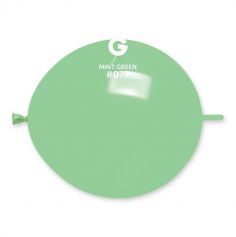 50 Ballons ronds avec lien - Vert Menthe - 33 cm