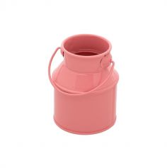 Pot à lait rose avec anse en métal - 5 x 9 cm - Collection Parenthèse Élégante