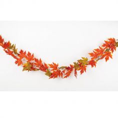 guirlande de feuilles d'érables automne 170 cm | jourdefete.com