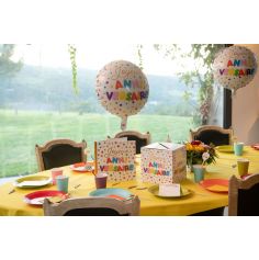Ballon en aluminium - 45 cm - Anniversaire Ballons Multicolores