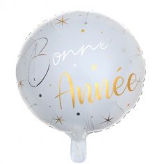 Ballon en aluminium Bonne Année - 45 cm - Couleur au Choix