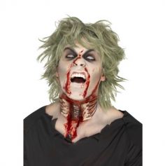 maquillage-halloween-cou-gorge-zombie | jourdefete.com