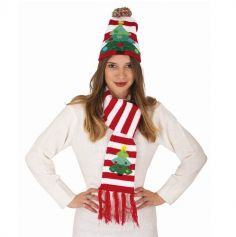 Bonnet et écharpe de Noël pour adulte - Modèle au Choix