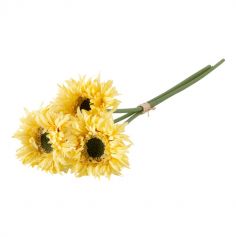 Bouquet de 3 gerberas - 25 cm - Collection Goûter Vitaminé - Couleur au choix