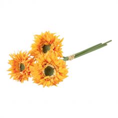 Bouquet de 3 gerberas - 25 cm - Collection Goûter Vitaminé - Couleur au choix