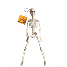 Squelette blanc à suspendre pour Halloween | jourdefete.com