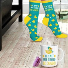 Coffret Cadeau Mug et Chaussettes - Canard