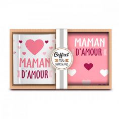 coffret cadeau mug et chaussette maman amour | jourdefete.com