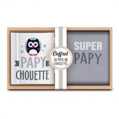 Coffret Cadeau Mug et Chaussettes - Super Papy