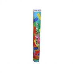 canon à confettis multicolores de 30 cm | jourdefete.com