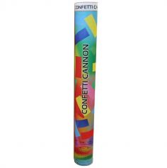 canon à confettis papier multicolore de 80 cm | jourdefete.com