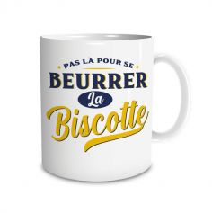 Mug "Beurrer la biscotte" - Collection Claquettes Chaussettes | jourdefete.com