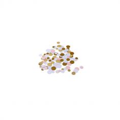 confettis-rose-blanc-paillettes-or-decoration-table | jourdefete.com