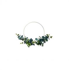 couronne-eucalyptus-metal-or-decoration-mariage-bapteme | jourdefete.com
