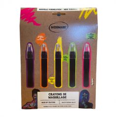 Pack de 5 crayons UV fluo