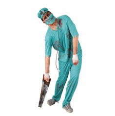 deguisement chirurgien zombie taille au choix | jourdefete.com