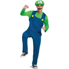 Déguisement Luigi Classique pour adulte - Taille au choix