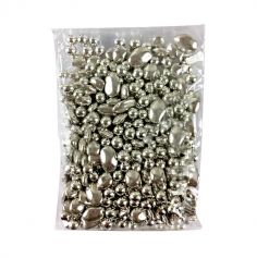 Dragées Assortiment perles décoratives 70 gr - Argenté